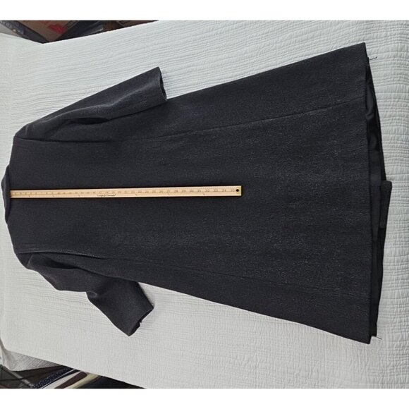 Vintage Karen Wool Cashmere Women's L Black Heavyweight Lined Coat USA Made EUC - Picture 13 of 16